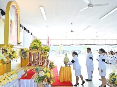 02-03-2569 พิธีถวายราชสักการะแด่พระบาทสมเด็จพระบรมชนกาธิเบศร มหาภูมิพลอดุลยเดชมหาราช บรมนาถบพิตร “พระบิดาแห่งมาตรฐานการช่างไทย”